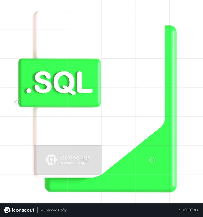 Extensão SQL  3D Icon