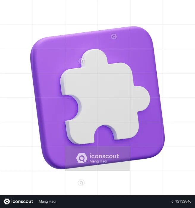 Extension  3D Icon
