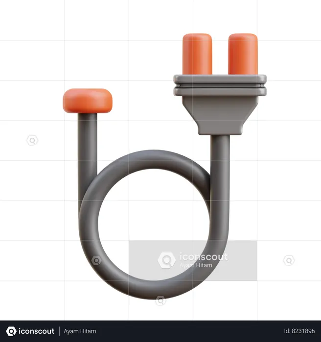 Extension Cord  3D Icon