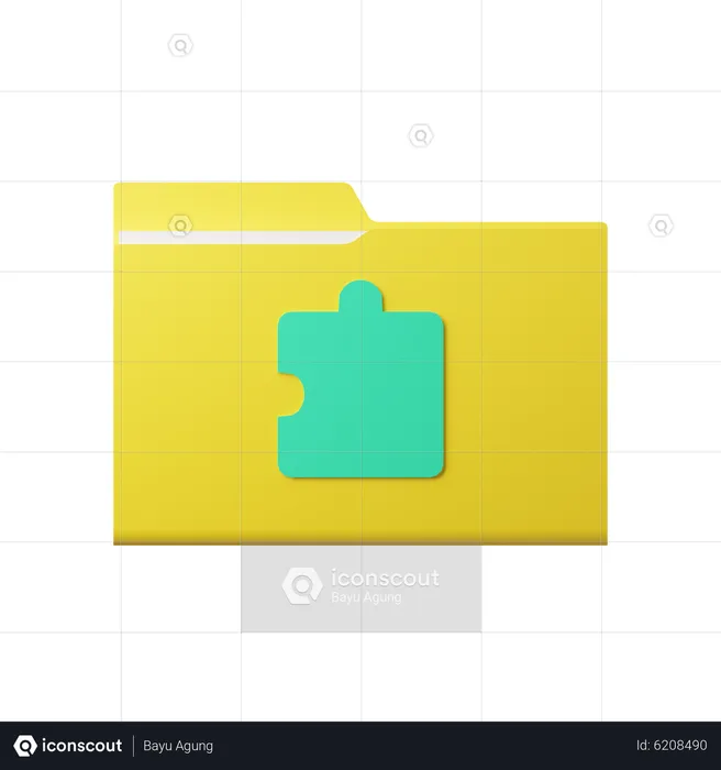 Extension Folder  3D Icon