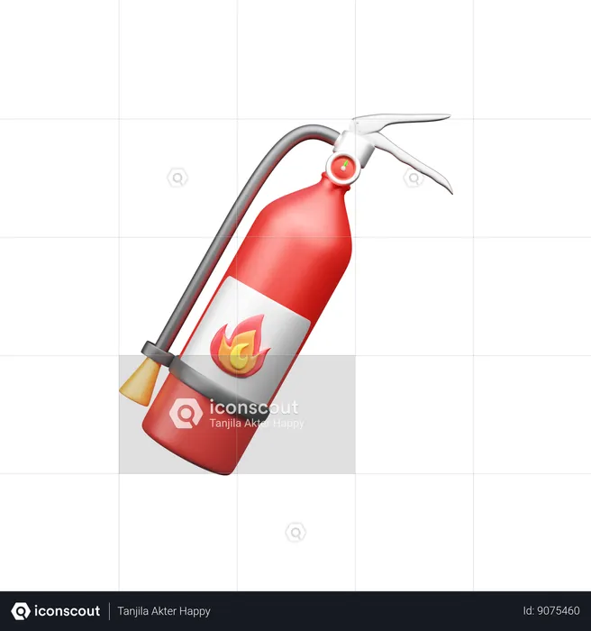 Extincteur d'incendie  3D Icon