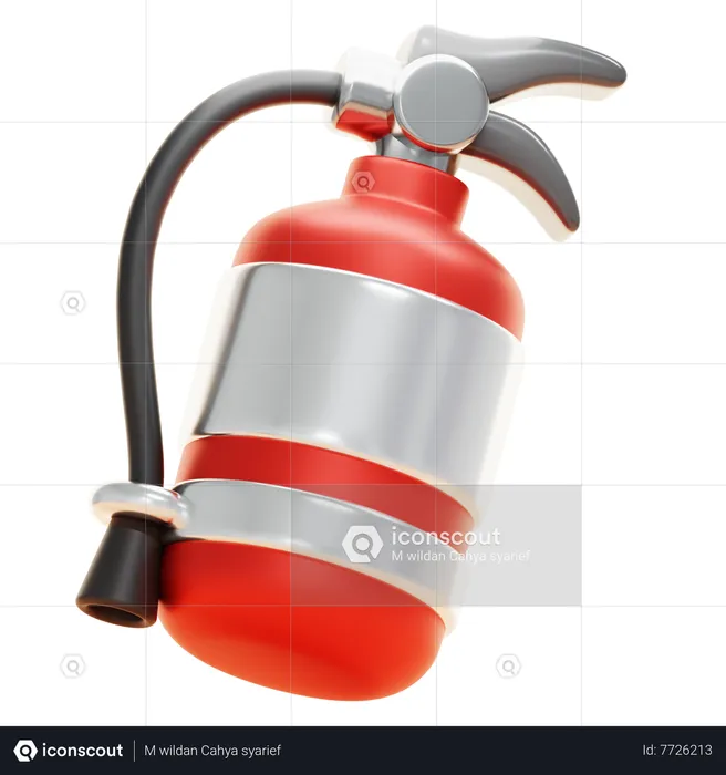 Extincteur d'incendie  3D Icon