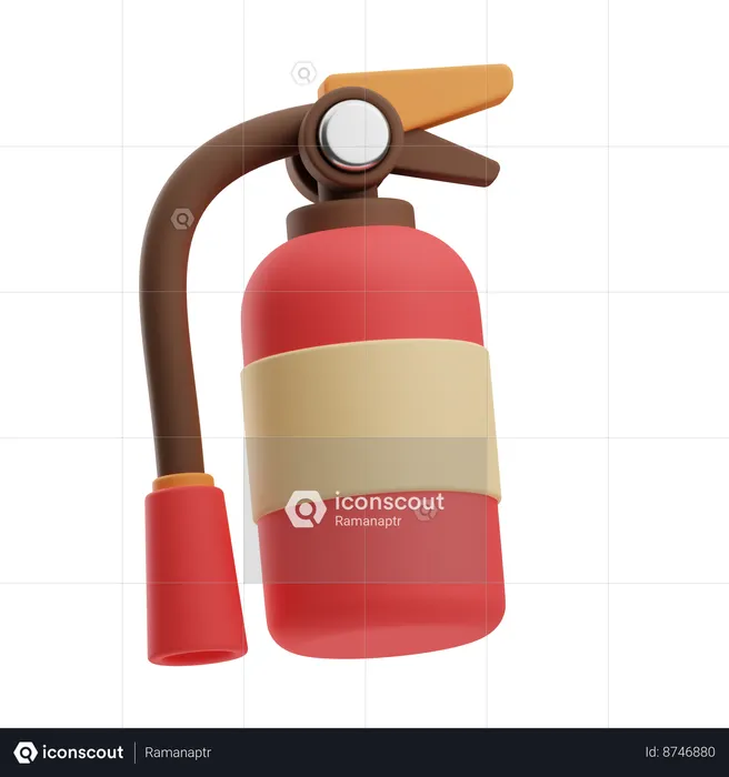 Extintor de incêndio  3D Icon