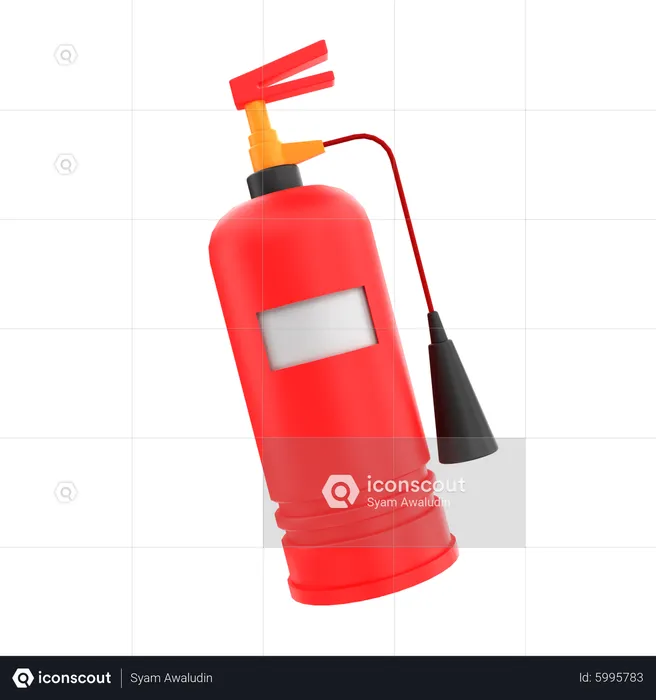 Extintor de incêndio  3D Icon