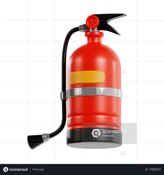 Extintor de incêndio  3D Icon