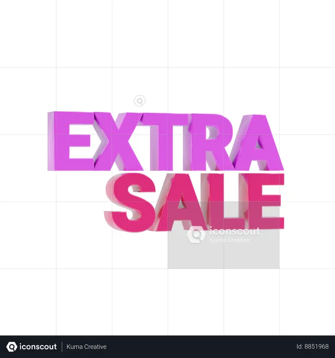 Extra sale  3D Icon