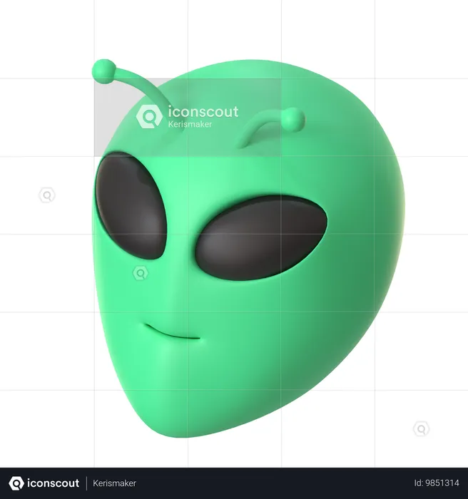 Extraterrestre  3D Icon