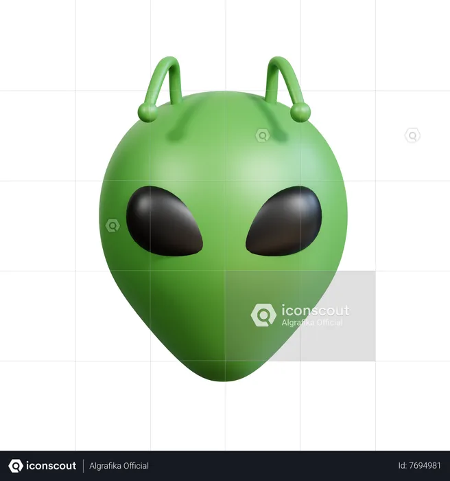 Extraterrestre  3D Icon