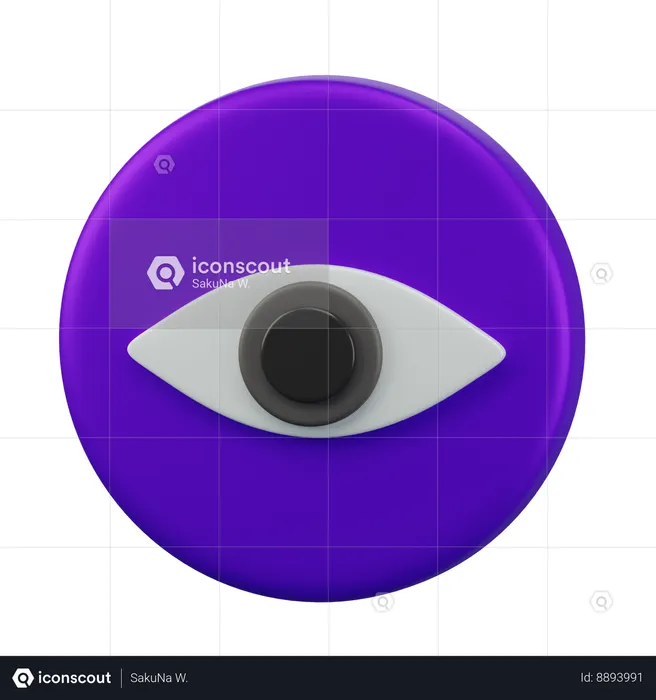 Eye  3D Icon