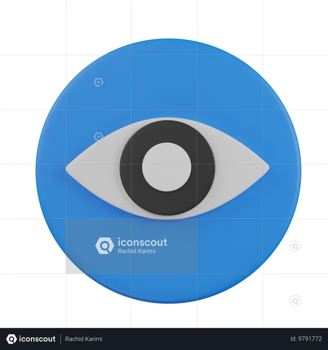 Eye  3D Icon