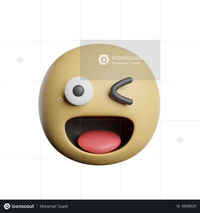 Eye Emoji 3D Icon