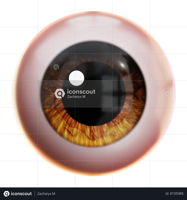 EYE BALL  3D Icon
