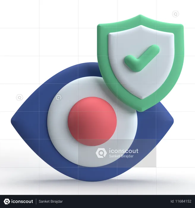 Eye Care  3D Icon