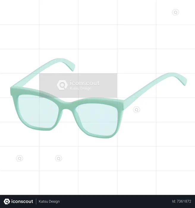 Eye Glasses  3D Icon