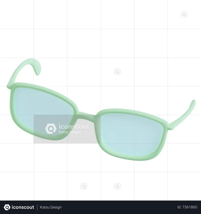 Eye Glasses  3D Icon