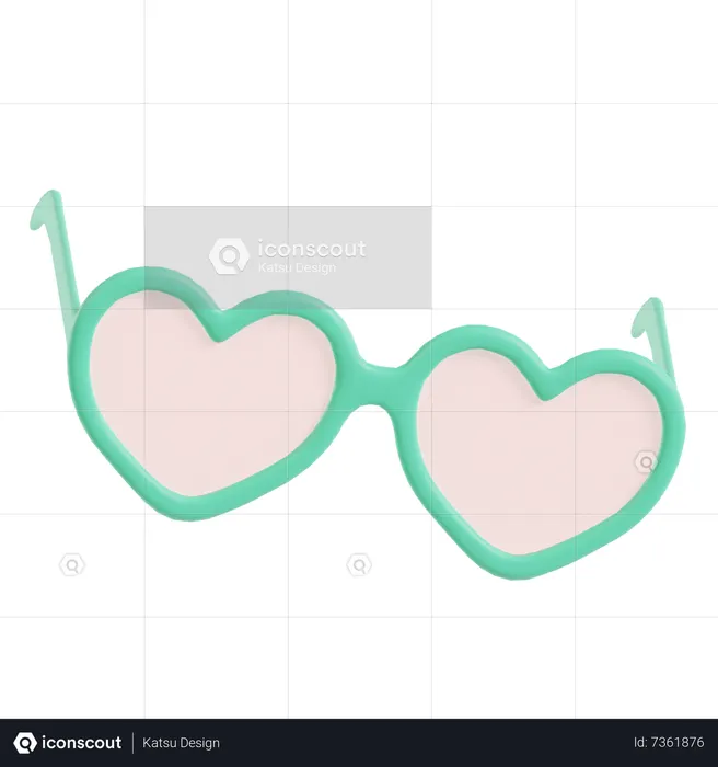 Eye Glasses  3D Icon