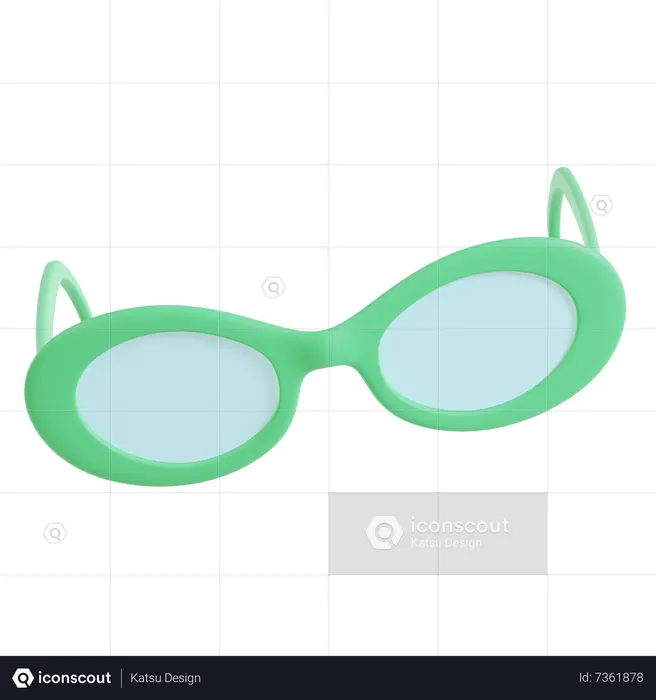 Eye Glasses  3D Icon