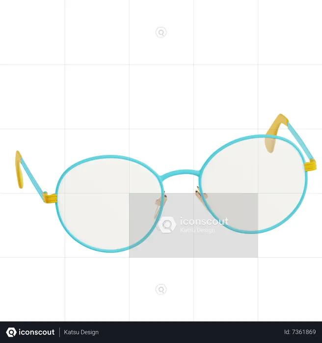 Eye Glasses  3D Icon