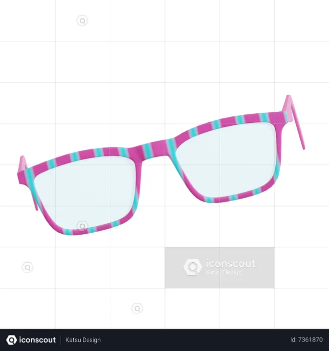 Eye Glasses  3D Icon