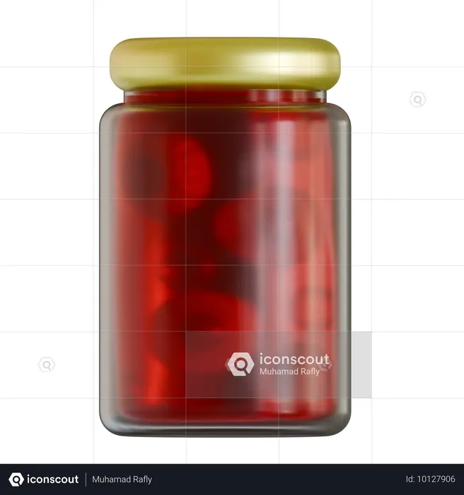 Eye In The Jar  3D Icon
