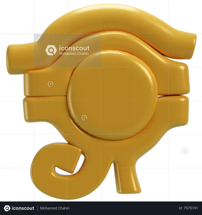 Eye Of Horus  3D Icon