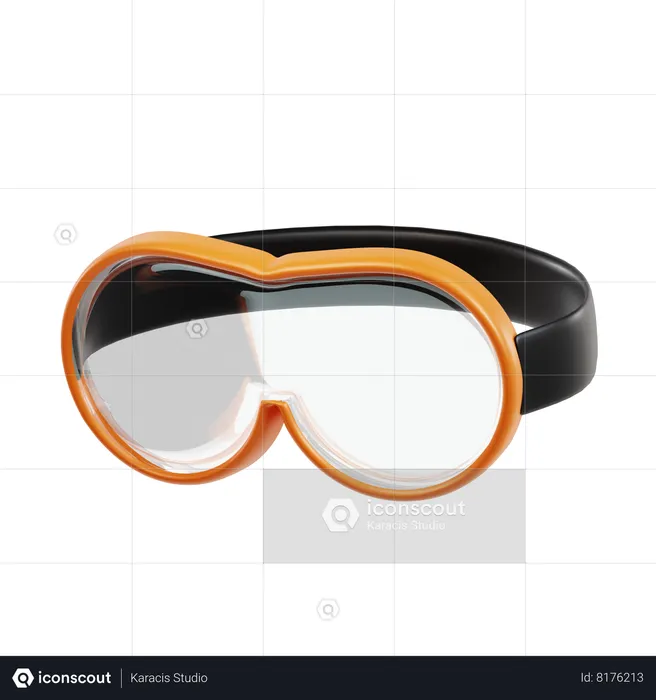 Eye Protection  3D Icon