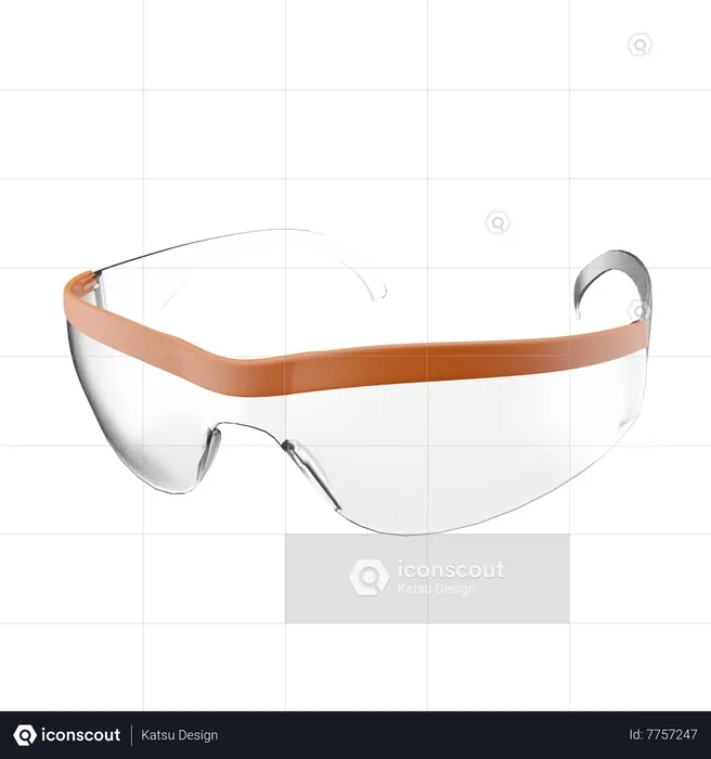 Eye Protection Glasses  3D Icon