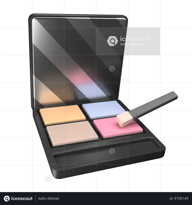 Eye Shadow  3D Illustration