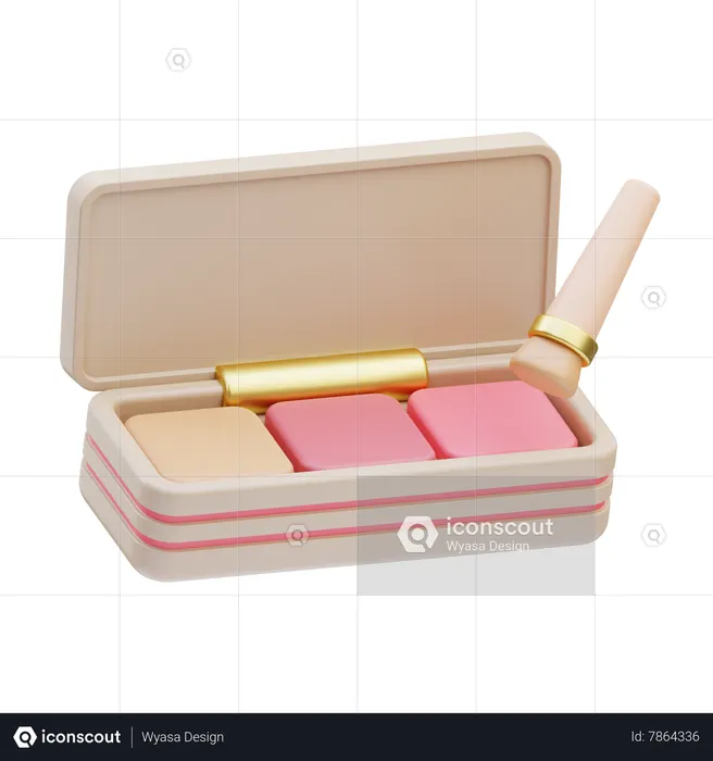 Eye Shadow Palette  3D Icon