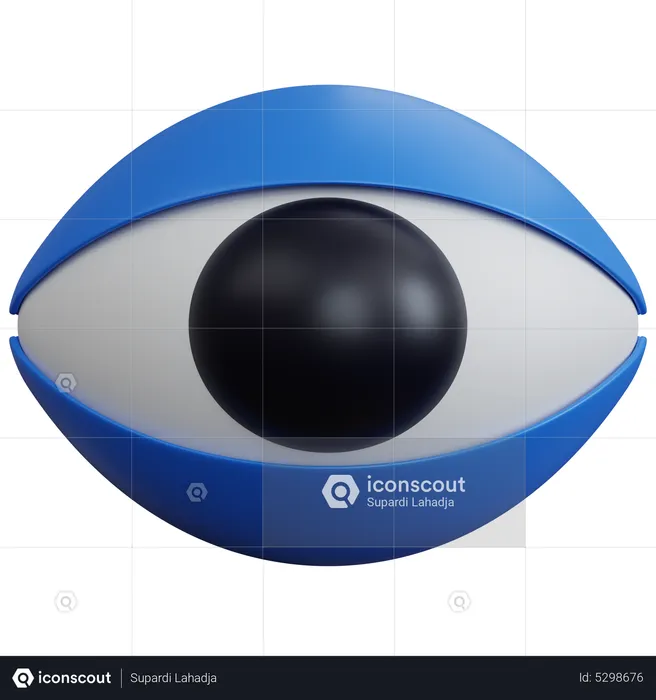 Eye Vision  3D Icon
