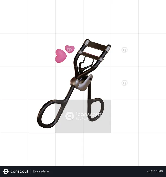 Eyelash Curler  3D Icon