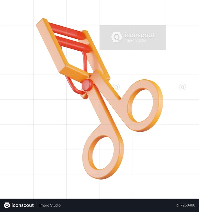 Eyelashes Curler  3D Icon