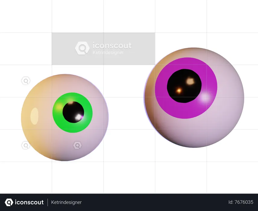 Eyes  3D Icon