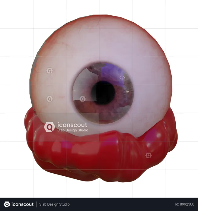 Eyes Monster  3D Icon