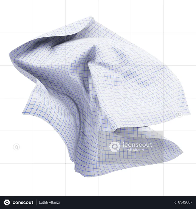 Fabric Wrinkle  3D Icon