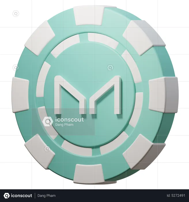 Chip Maker (MKR)  3D Icon