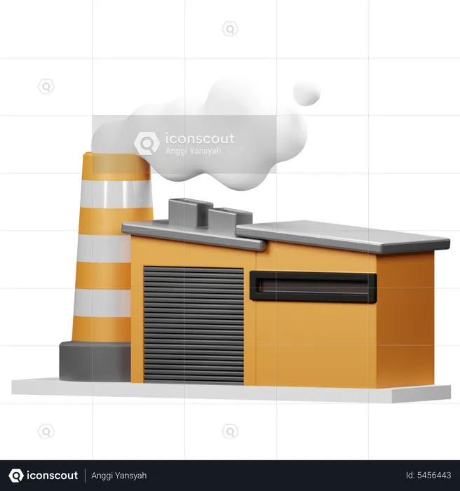 Fabrik  3D Icon