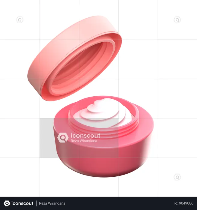 Face Cream  3D Icon