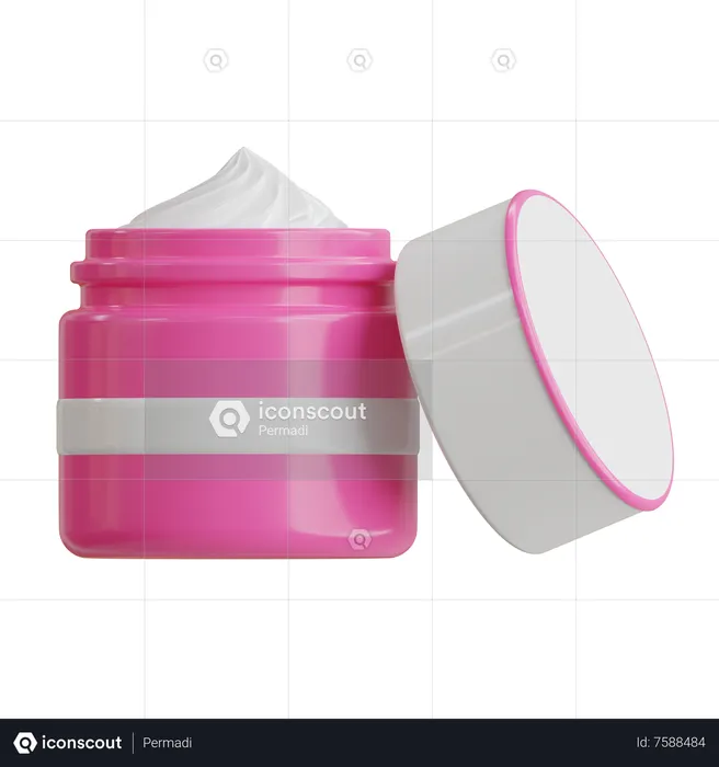 Face Cream  3D Icon