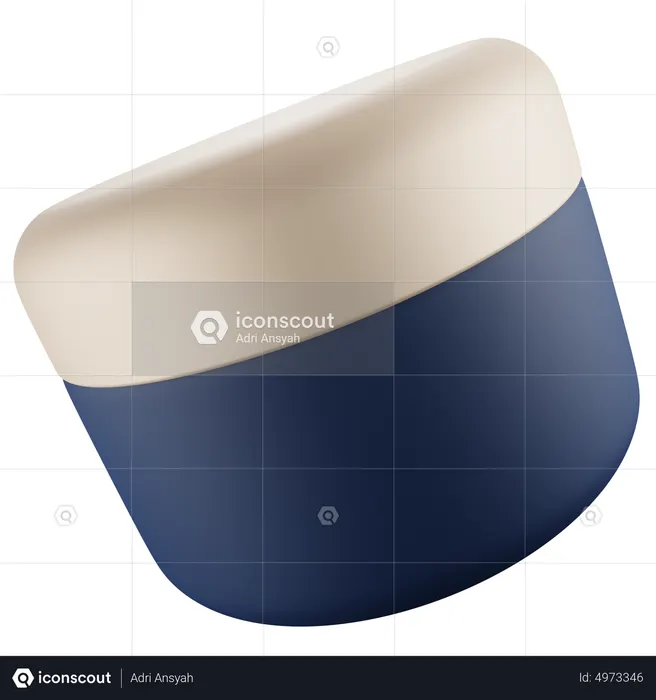 Face Cream  3D Icon