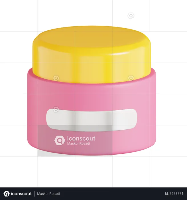 Face Cream  3D Icon