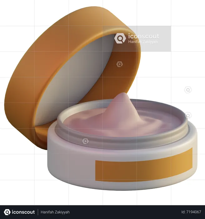 Face Cream  3D Icon