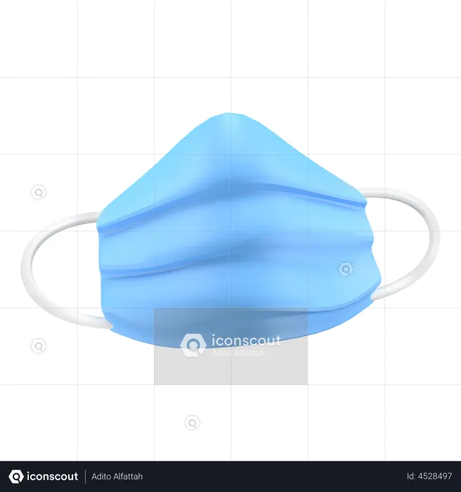 Face Mask  3D Illustration