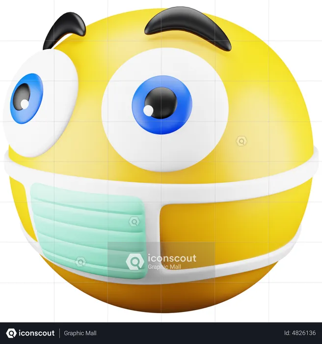 Face Mask Emoji Emoji 3D Icon