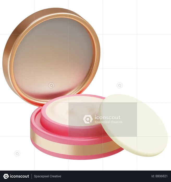 Face Powder  3D Icon