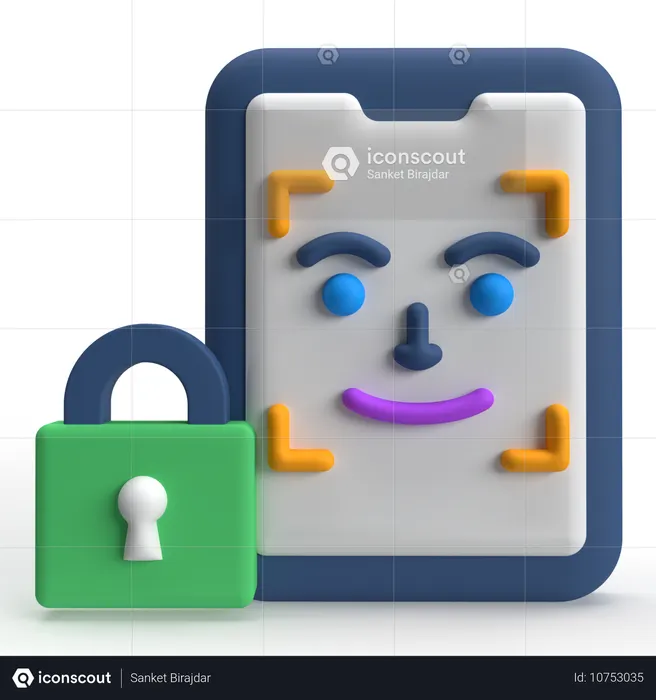 Face Scan  3D Icon