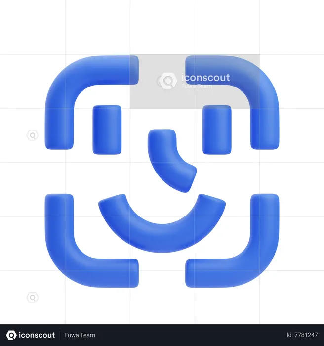 Face Scanner  3D Icon