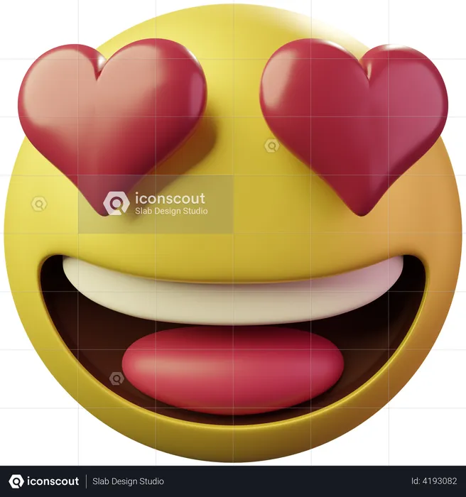 Face Very Happy Emoji 3D Illustration