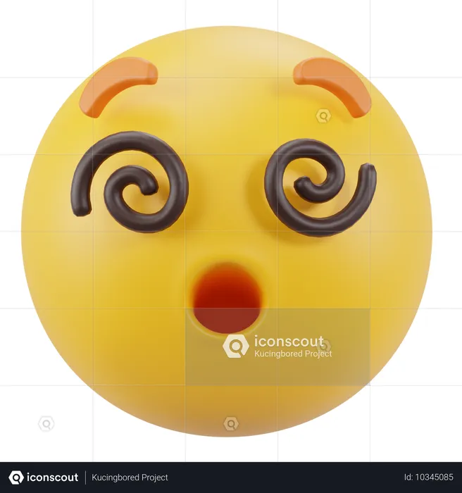 Face with Crossed-Out Eyes Emoji 3D Icon