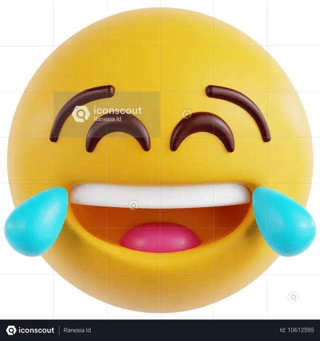 Face With Tears Of Joy  3D Icon